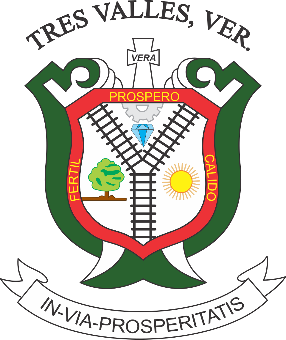 Escudo oficial del municipio — "In Via Prosperitatis"